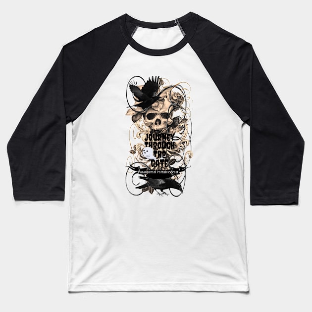 Ghost Skull Baseball T-Shirt by Sysco